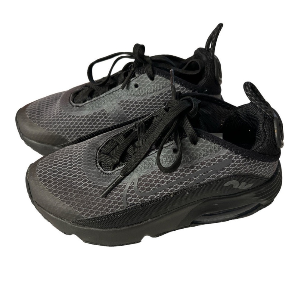 Toddler TD Nike Air Max 2090 Black Wolf Grey Shoes Sneakers